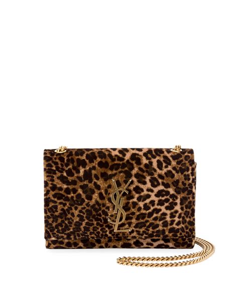 Saint Laurent YSL Monogram Leopard